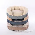 Fabrik Jacquard Dikeluarkan Soft Snuggle Dog &amp; Bed Cat Bed